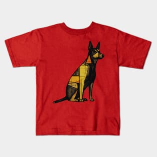 Geometric Dog Kids T-Shirt